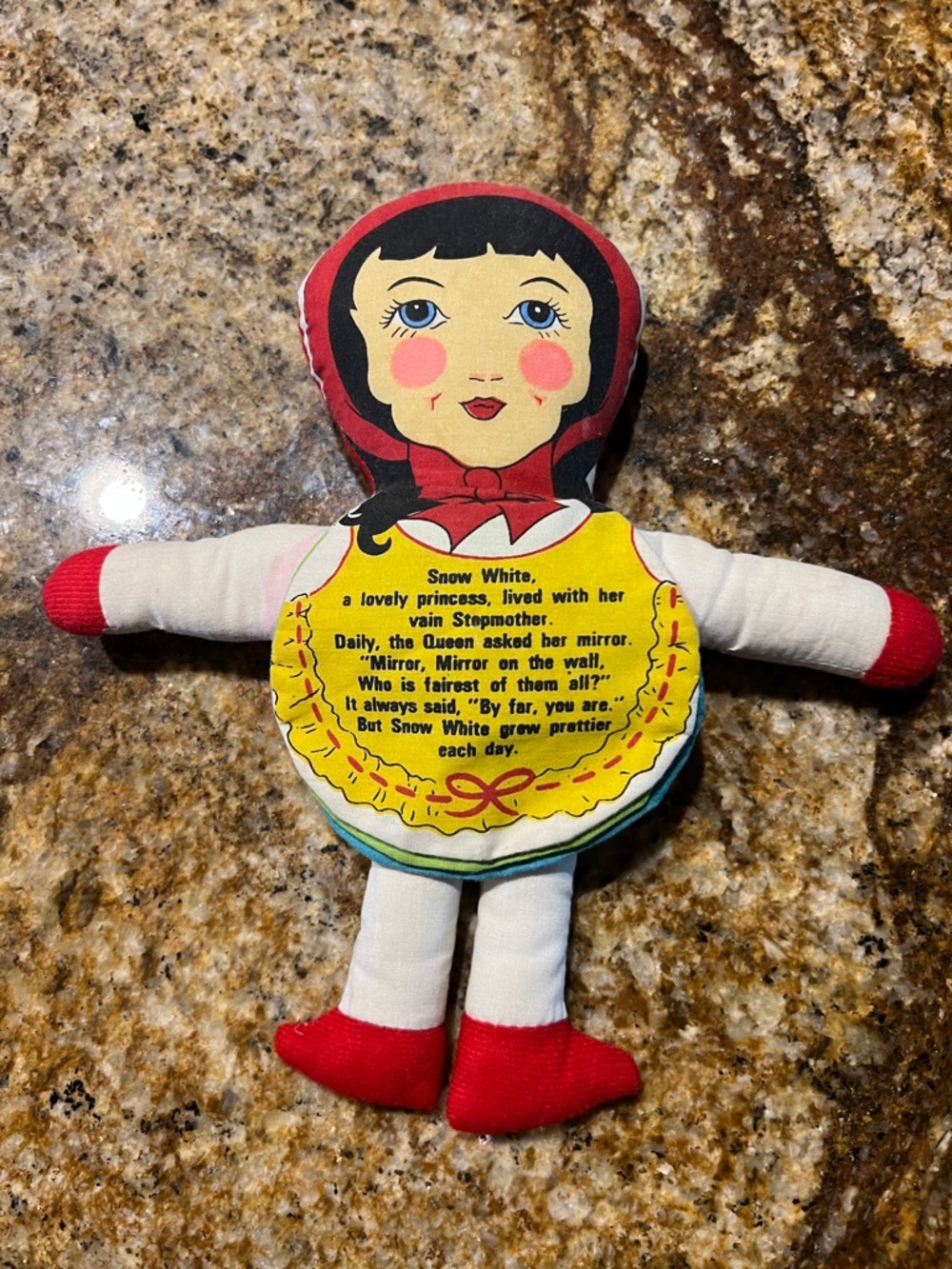 Snow White Storybook Cloth Doll - Red, Yellow, White